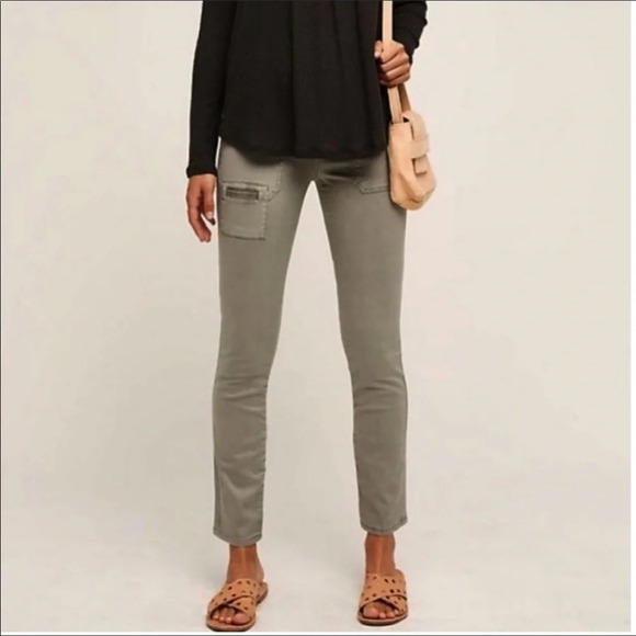 HEI HEI ANTHROPOLOGIE UTILITY JEANS - Picture 1 of 12